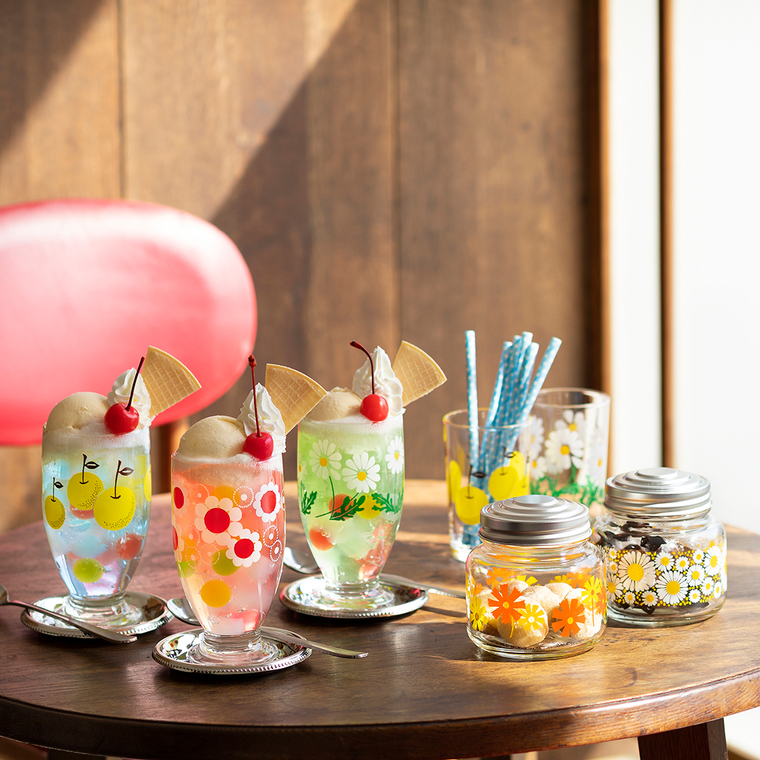 夏のレトロ硝子器フェア | 京都・河原町にある雑貨店 アンジェのウェブ