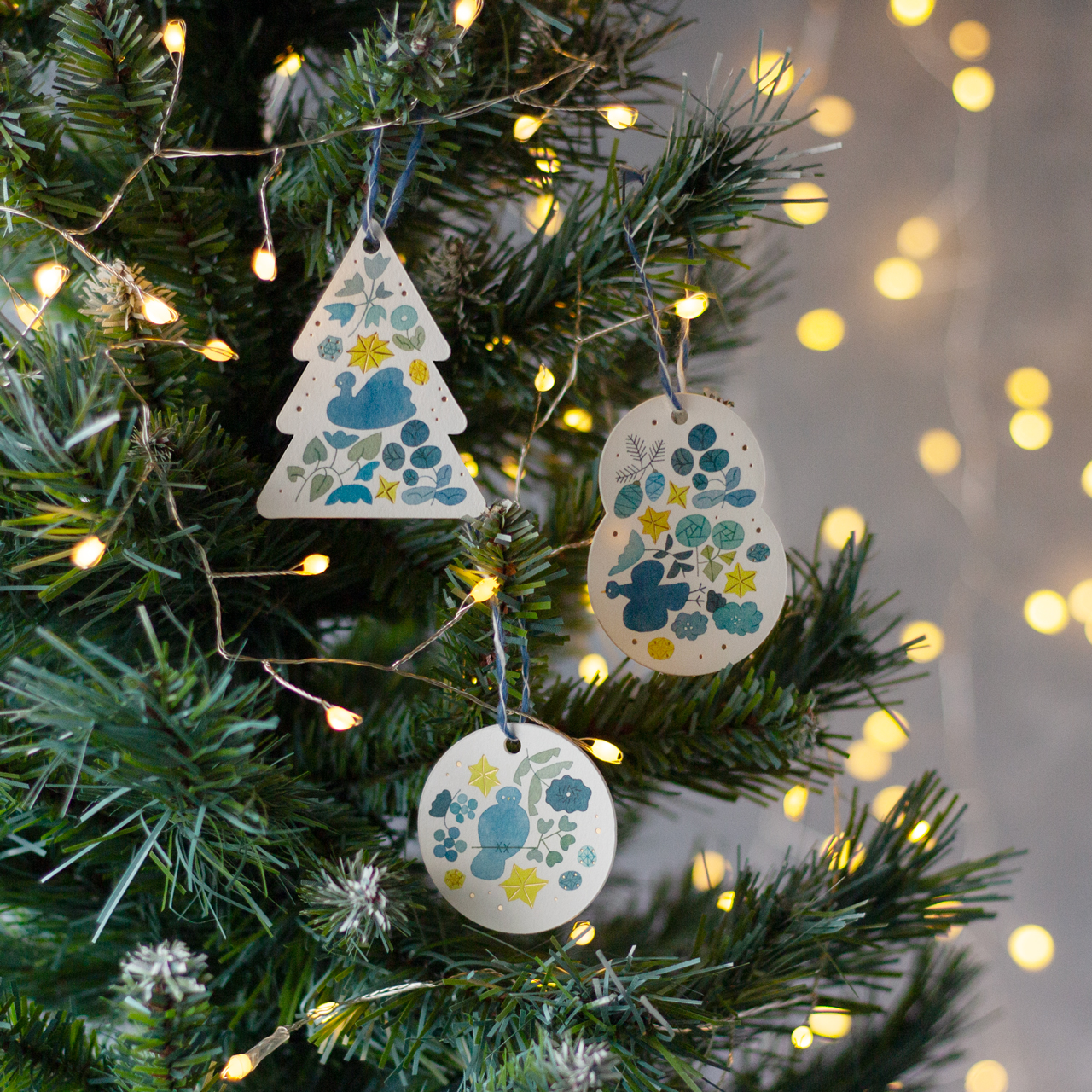 PAPER ORNAMENT TAG／ ペーパー オーナメントタグ【ANGERS Original